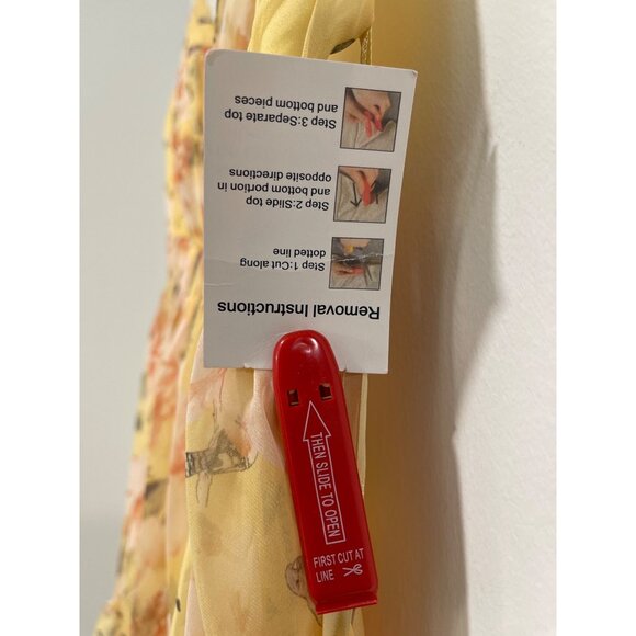 Mac Duggal Open Back Floral Mini Dress Size 6 NWT 17,33 - Picture 6 of 8